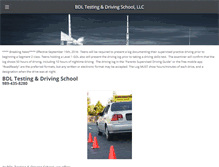 Tablet Screenshot of bdldrivingschool.com